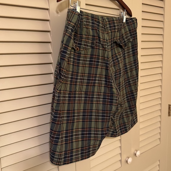 Men’s 40 inch olive green plaid Polo by Ralph Lauren shorts - Picture 14 of 15